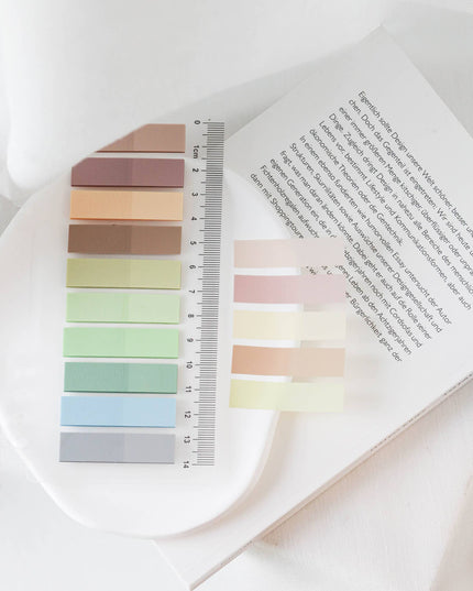 Meadow Mist Index Gjennomskinnelige selvklebende notislapper | Sidemarkører | Klistrelapper
