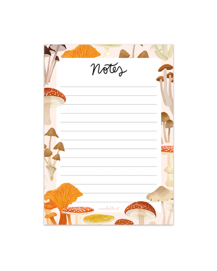 Notatblokk A6 | Mushrooms - Autumn