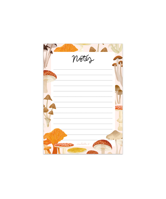 Notatblokk A6 | Mushrooms - Autumn