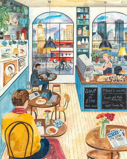 Puslespill 1000 Brikker - London Cafe
