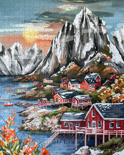 Puslespill | Lofoten Norge | 1000 Brikker