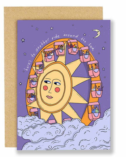 Bursdagskort | Another Ride Around the Sun