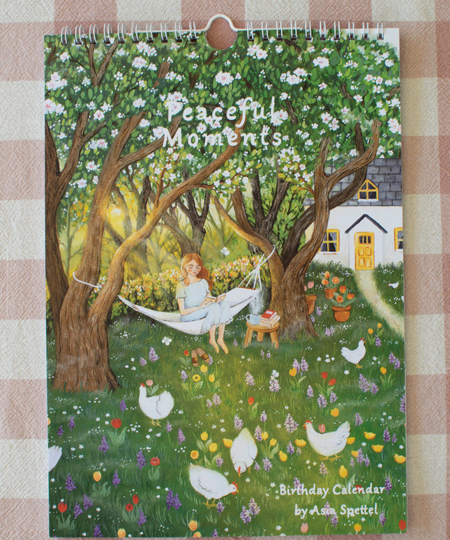Bursdagskalender | Peaceful Moments Birthday Calendar