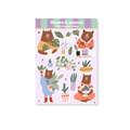 Klistremerkeark | Bears & Plants A6
