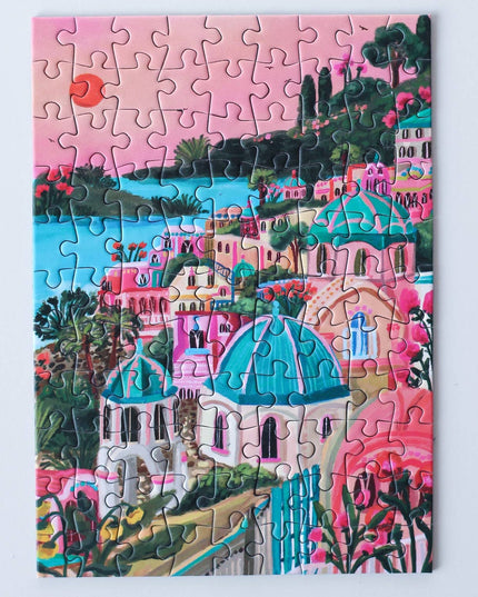 Santorini Sun Mini Puslespill, 99 Brikker