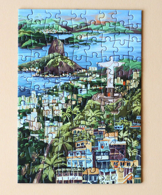 Piecely Rio de Janeiro Mini Puslespill, 99 Brikker