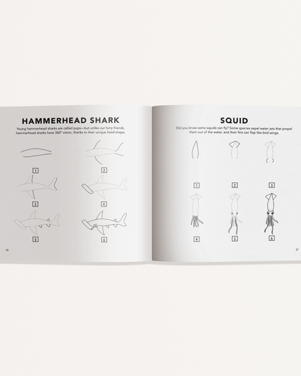 Under the Sea: How to Draw - Mini Utgave