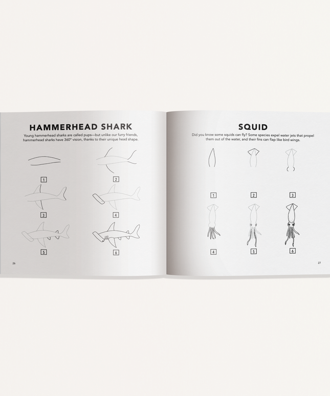Under the Sea: How to Draw - Mini Utgave