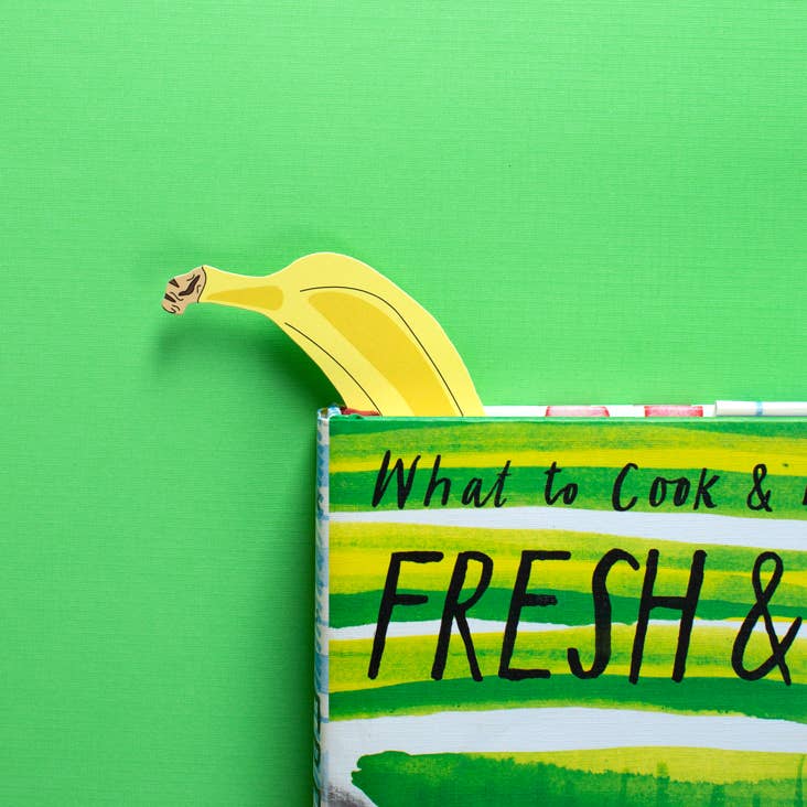 Banan Bokmerke (det er die cut!) Overmoden