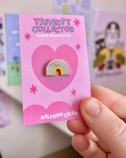 Pastel Rainbow - Mini Enamel Pin