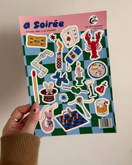 Klistremerkeark | A Soireè | A5