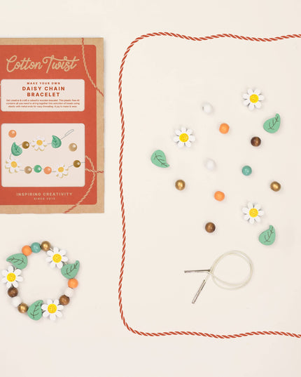Lag Ditt Eget Blomsterarmbånd Sett | Margeritt Armbånd DIY
