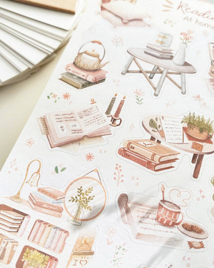Klistremerkeark | Reading At Home