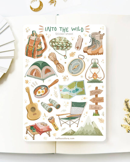 Klistremerkeark | Into The Wild