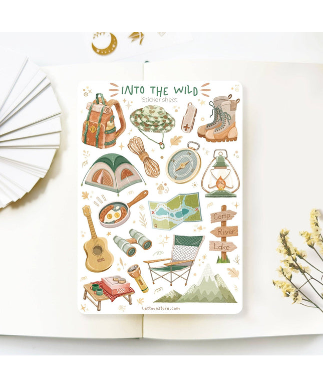 Klistremerkeark | Into The Wild
