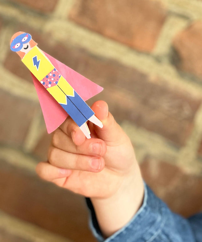 Lag Din Egen Superhelt Tredukke | DIY Hobbysett For Barn