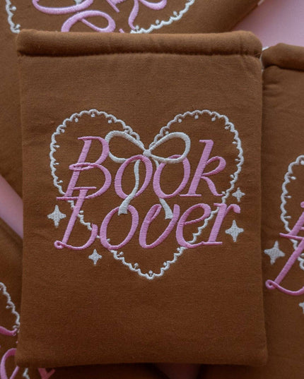 Book Lover Brodert Bokomslag / Booksleeve