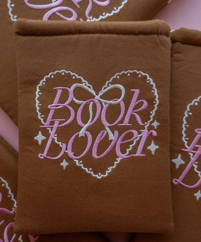 Book Lover Brodert Bokomslag / Booksleeve