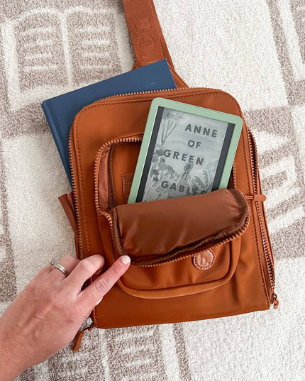 The Bookish Crossbody: Cinnamon