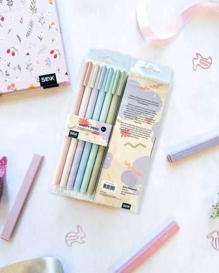 Happy pens | Pastel Farger 6pk