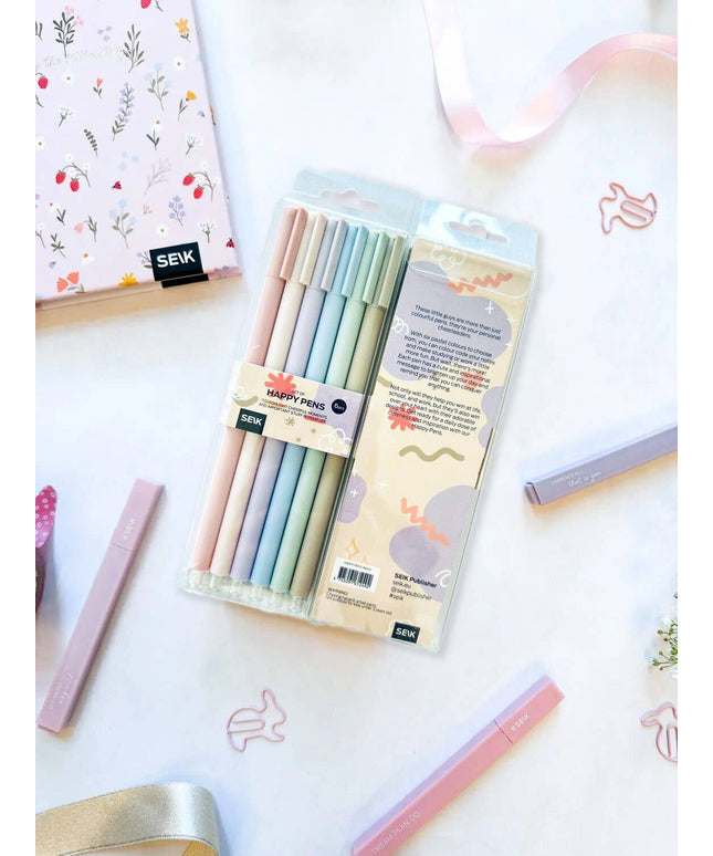 Happy pens | Pastel Farger 6pk