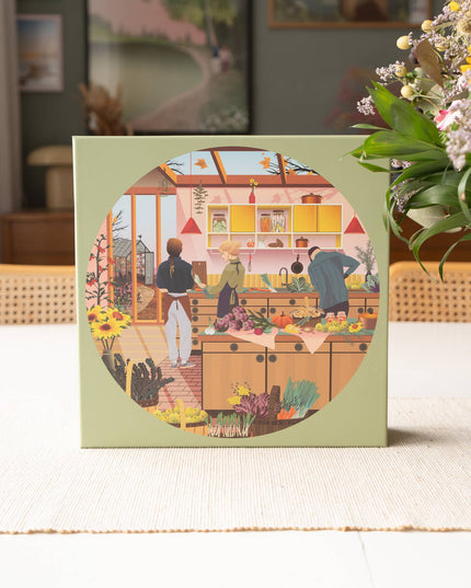 Rundt Puslespill | Fresh From The Garden | 1000 Brikker