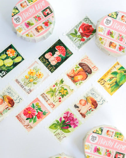 Washi Tape | Botanical Stamps