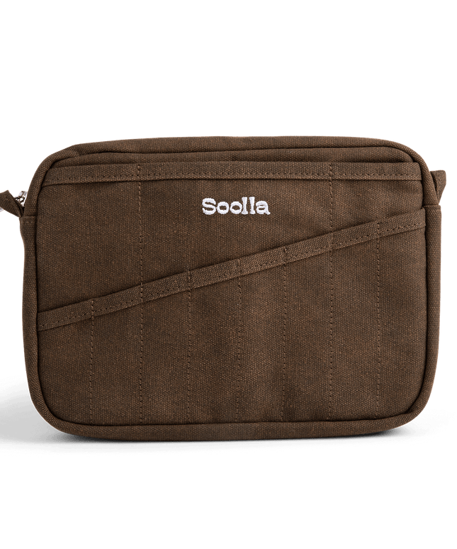 Forhåndsbestilling | Soolla® Studio Pouch, Coffee Bean | Hobbyveske