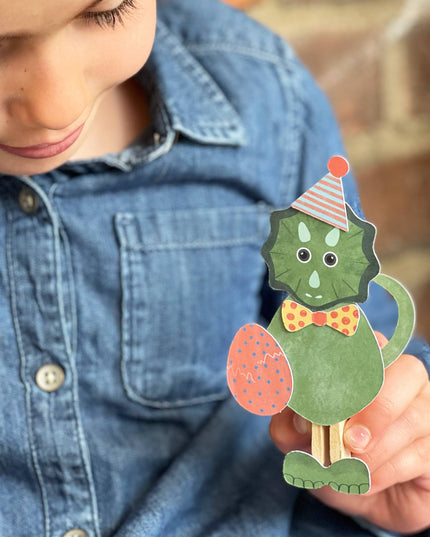 Lag Din Egen Dinosaur Tredukke | DIY Hobbysett For Barn