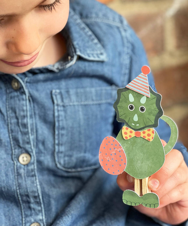 Lag Din Egen Dinosaur Tredukke | DIY Hobbysett For Barn