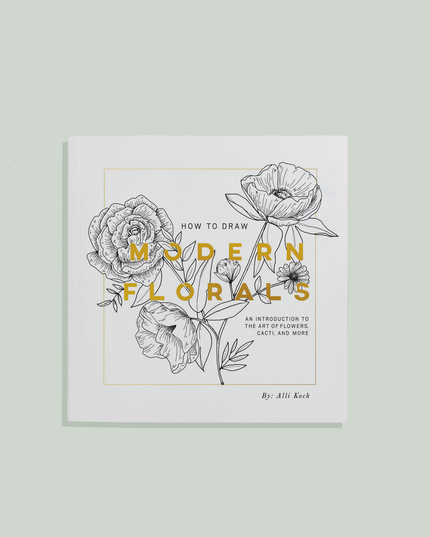 How to Draw Modern Florals