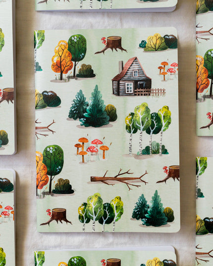 Notatbok | Cottage in the Woods | A5
