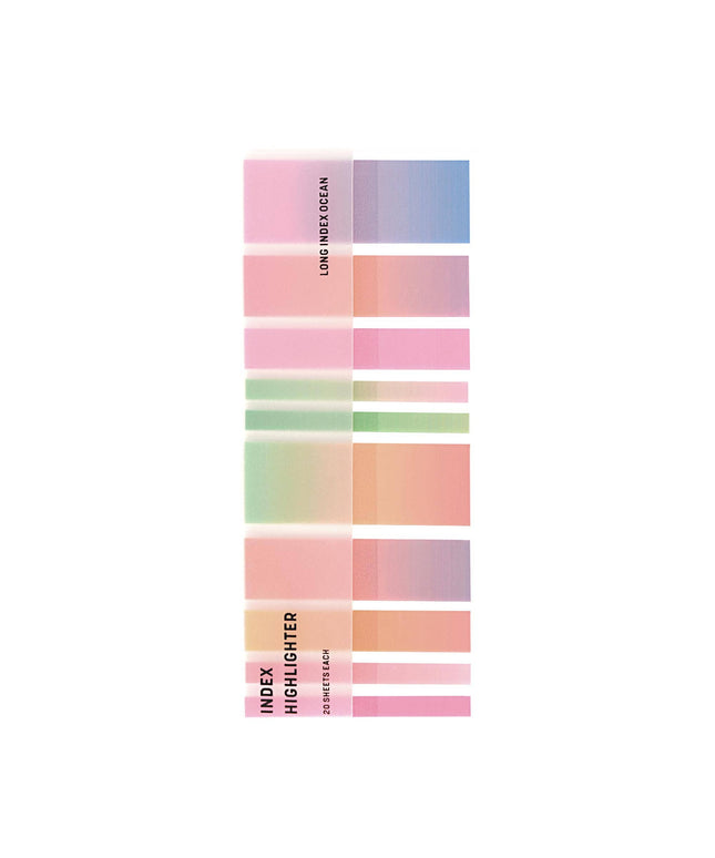 Rose twilight | Gjennomskinnelige selvklebende notislapper | Sidemarkører | Klistrelapper