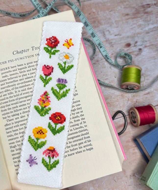 Cottage Garden Bokmerke Broderingssett