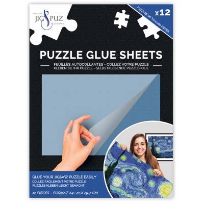 Selvklebende ark for puslespill opp til 2000 Brikker