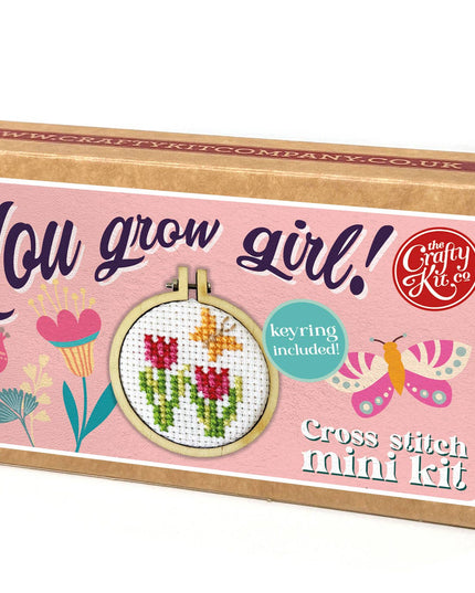 You Grow Girl! Mini Matchbox Broderingssett