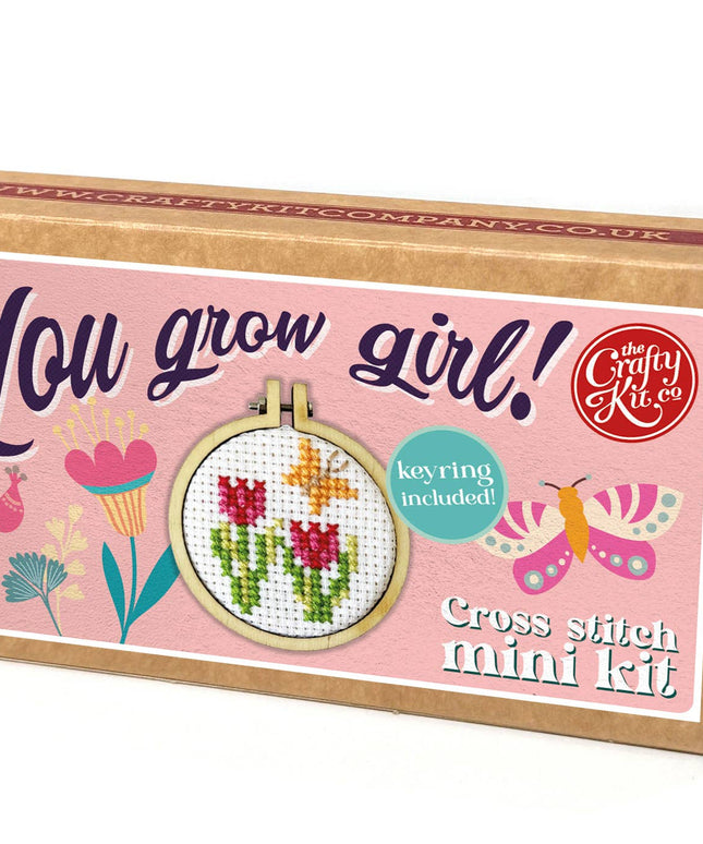 You Grow Girl! Mini Matchbox Broderingssett