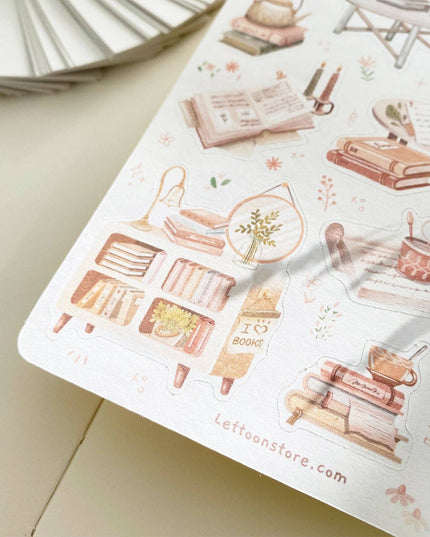 Klistremerkeark | Reading At Home