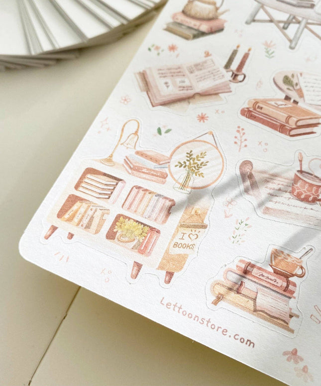 Klistremerkeark | Reading At Home