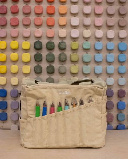 Forhåndsbestilling | Soolla Studio Artist Bag | Boho Beige | Hobbyveske | Veske for Kreative Prosjekter