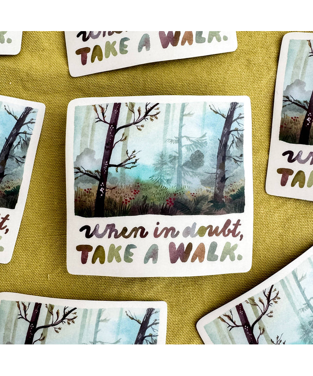 Vinyl Klistremerke | Take A Walk
