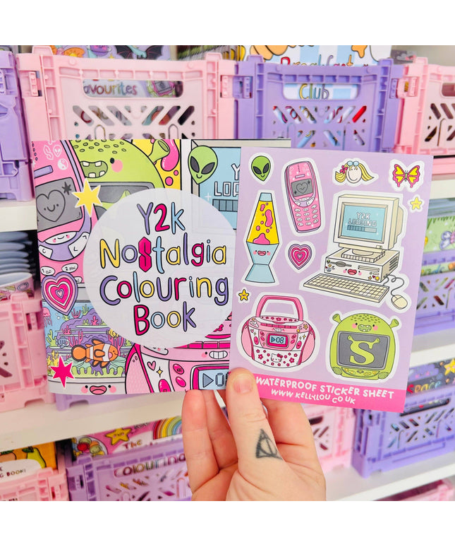 Y2K Nostalgia Fargeleggingsbok