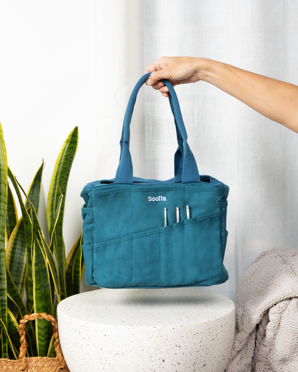 Forhåndsbestilling | Soolla Studio Artist Bag | Aquamarine | Hobbyveske | Veske for Kreative Prosjekter