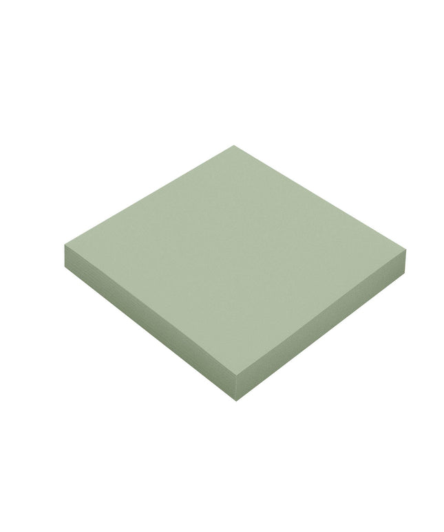 Vintage Green Sticky Notes 75mm x 75mm /100 ark per blokk