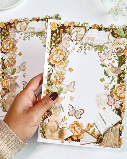 Dot Grid Notatbok | Woodland