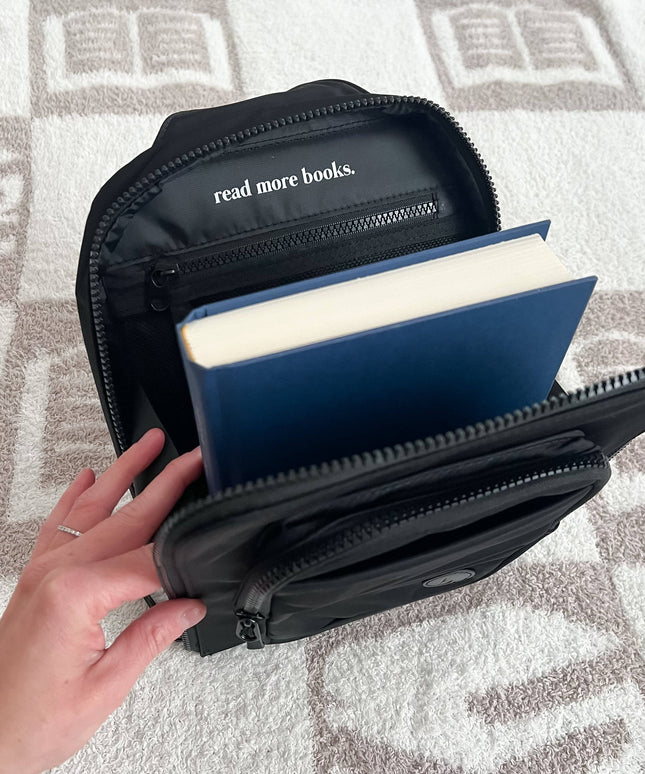 The Bookish Crossbody: Bows Books Flowers