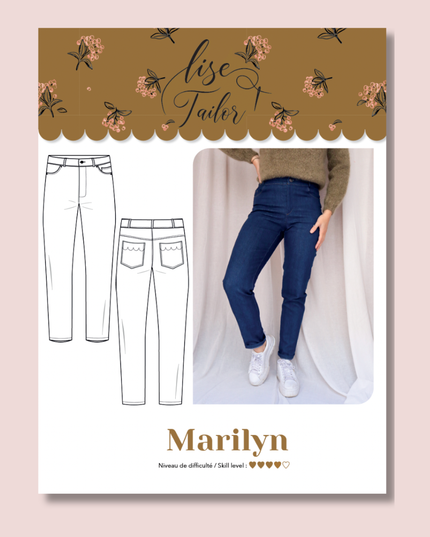 Symønster | Marilyn - Engelsk