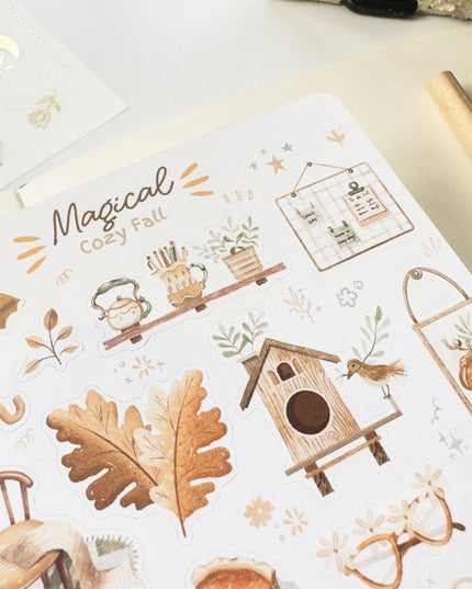 Klistremerkeark | Magical Cozy Fall