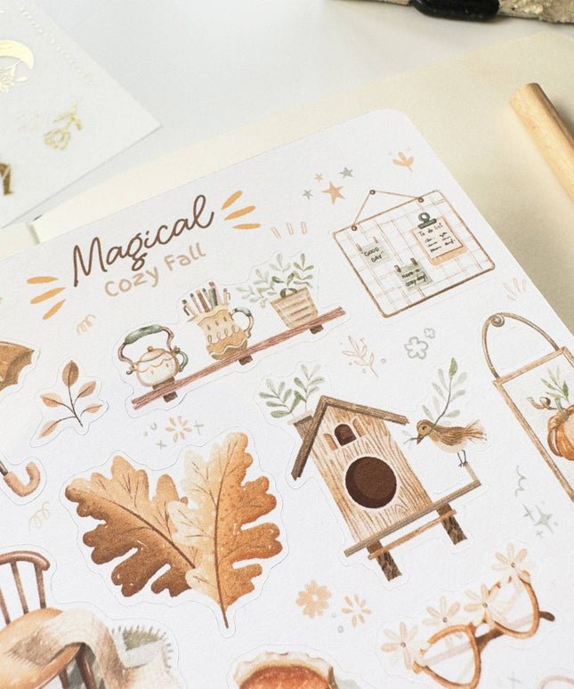 Klistremerkeark | Magical Cozy Fall