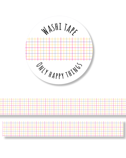 Washi Tape | Pastel Grid